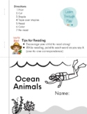 Ocean Animals Easy Reader, Guided Reading PreK