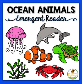 Download Ocean Animals Emergent Reader & Printable Coloring Book | TpT