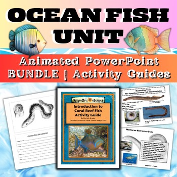Preview of Ocean Animals - Fish Marine Biology PowerPoint and Activity Guide BUNDLE