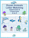 Ocean Animals Letter Matching A To Z
