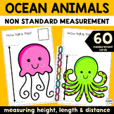 Ocean Animals Math Measurement Worksheets Nonstandard Unit