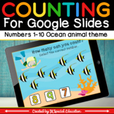 Ocean Animals Math activity for Google Slides  | Digital c