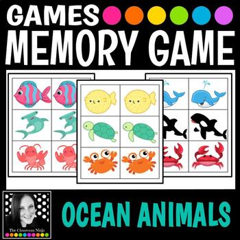 Ocean Animals BINGO - Ocean Animals Game by Drag Drop Learning Games