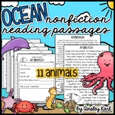 Ocean Animals - Non-Fiction, No Prep, Leveled Passages + g