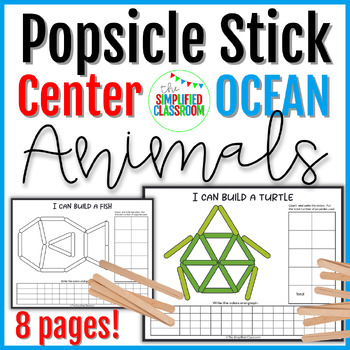 Popsicle Stick Letters Activity! Alphabet Literacy Center