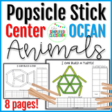 Ocean Animals Popsicle Sticks Center