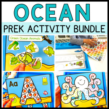 Preview of Ocean Animals Preschool BUNDLE Ocean Habitats