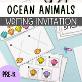 Ocean Animals Preschool Writing Invitations for the Writin