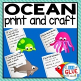 Ocean Animals Print and Craft and Creative Writing