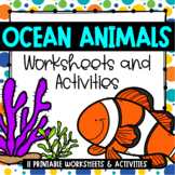 ESL Worksheets: Ocean Animals Vocabulary Printables- Works