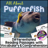 Ocean Animals Reading: Pufferfish Differentiated Passages 