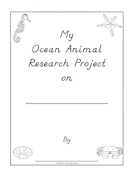 marine animal research project