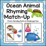 Ocean Animals Rhyming Match