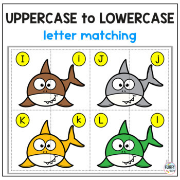 Letter Matching Uppercase and Lowercase Worksheets