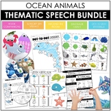 Ocean Animals Thematic Unit for Speech Therapy