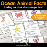 Ocean Animals - Trading Cards For Research and Report Writing