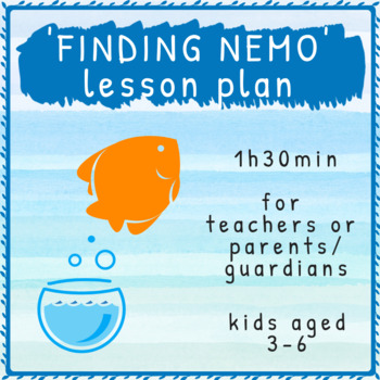 Preview of OCEAN ANIMALS | Movie 'Finding Nemo' | Kindergarten | Lesson Plan