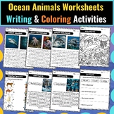 Ocean Animals Worksheets (About Dolphins, Octopuses, and S