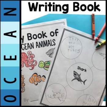 Preview of Ocean Animals Writing | Nonfiction Unit | Main Idea Details
