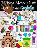 Ocean / Beach Craft Set - Fine Motor Activities - Summer -