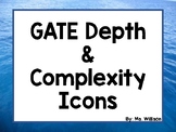 Ocean/ Beach- Themed GATE DEPTH AND COMPLEXITY ICON POSTERS