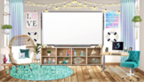 Ocean/Beach themed Bitmoji Classrooms AND Canvas Course Ro