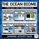 Ocean Biome Bundle Characteristics Animal Plant Adaptation