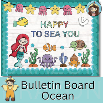 Preview of Ocean Bulletin Boards, Ocean Door Decorations, Ocean ClipArt