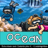 Ocean Pack of Centers, activities, research, crafts for pr