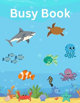 Preview of Ocean Busy Book