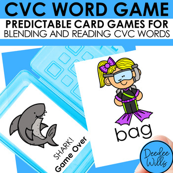 Preview of Ocean CVC Word Game: Blending and Reading CVC Word Practice