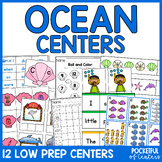 Ocean Centers Kindergarten Math and Literacy Activities