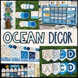 Ocean Classroom Decor Bundle | Ocean Classroom Theme
