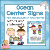 Ocean Classroom Decor Center Signs