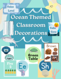 Ocean Classroom Theme - Decor and Learning Posters