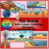 Ocean Clipart (Earth Science: Ocean Floor, Water Cycle, Ti