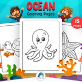 Ocean Coloring Pages - Coloring Sheets - Morning Work - Co