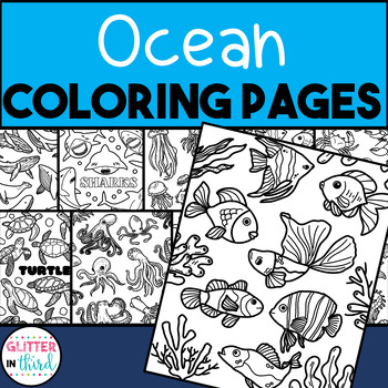 Preview of Ocean Coloring Pages Sheets