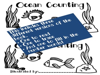 Preview of Ocean Counting Book