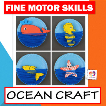 Preview of Ocean Craft - Ocean Animals Craft - Sea Creatures: Whale, Star Fish, Seahorse