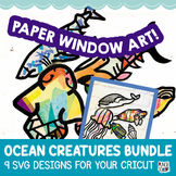 Ocean Creatures Arts and Crafts Activity for Preschool or 
