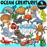 Ocean Creatures Clip Art Set {Educlips Clipart}