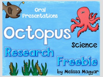 Preview of Ocean Creatures Octopus Freebie