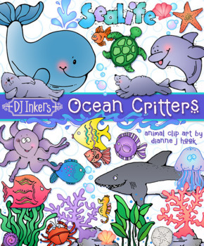 Cute Sea Animals, Ocean Animals Svg Graphic by AulArt · Creative
