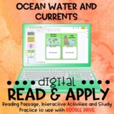 Ocean Currents DIGITAL Read and Apply 