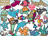 Ocean & Scuba Friends (Digital Clip Art)