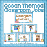 Ocean Decor Classroom Jobs Signs