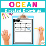 Ocean Directed Drawings For Preschool, PreK and Kindergarten