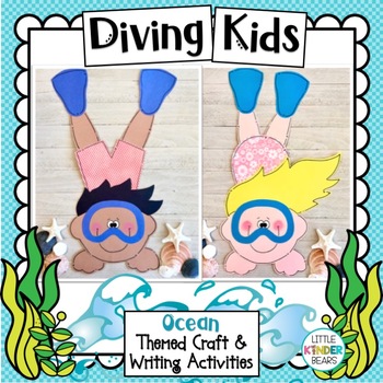 Preview of Summer | Ocean | Diving Kids | End of Year | Craft