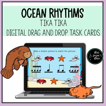 Preview of Ocean Drag and Drop Activity for Tika Tika